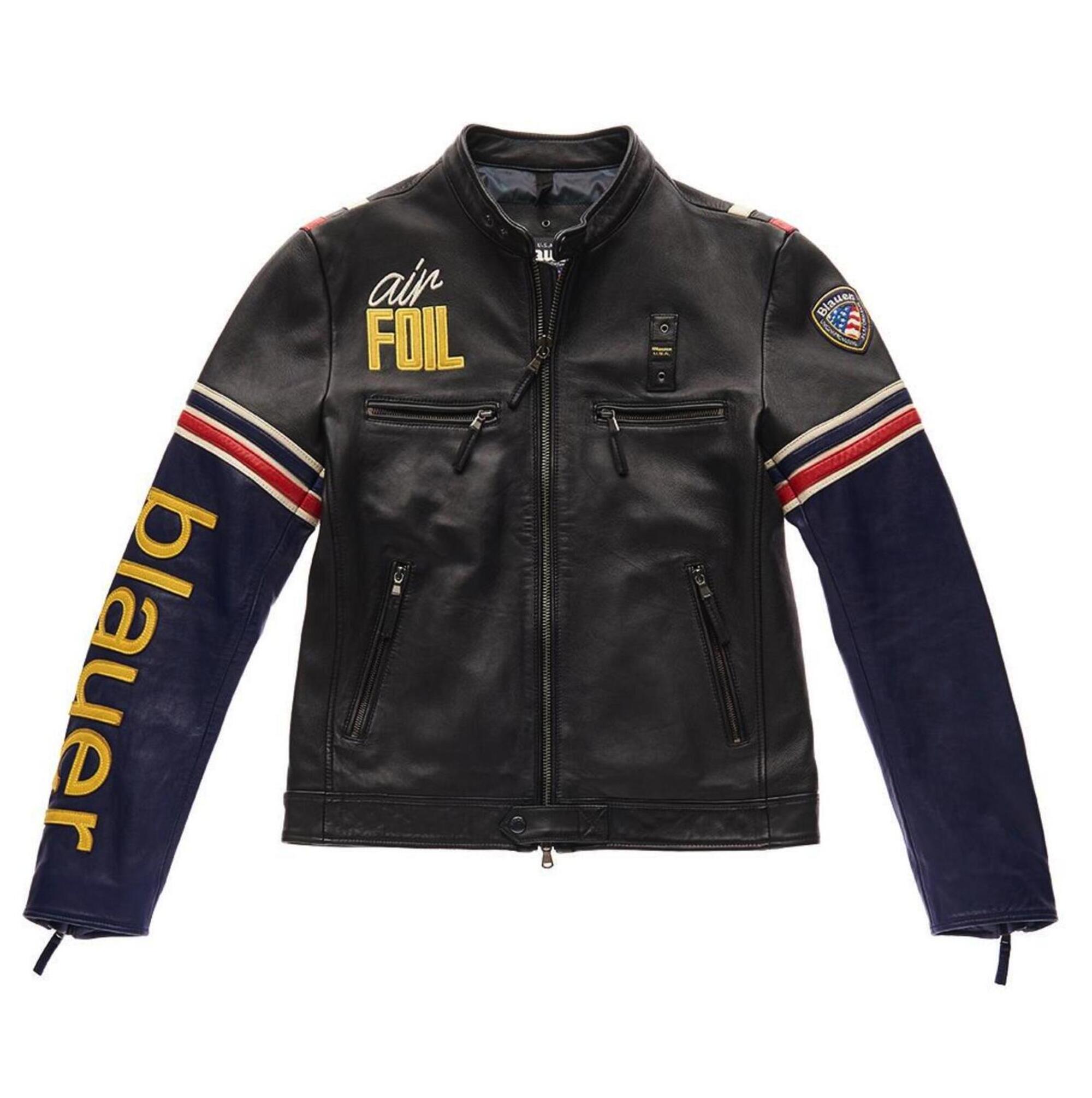 Blauer giacca di pelle BIKER AIR FOIL BLAUER PRITCHARD