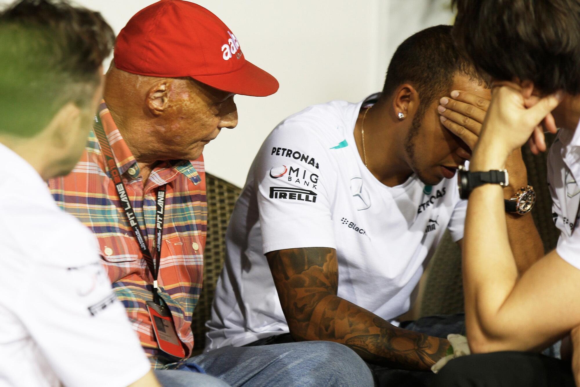 Niki Lauda Lewis Hamilton