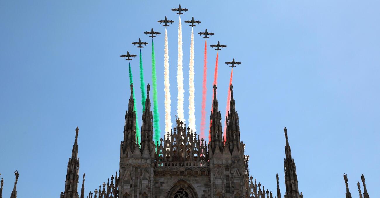 Perch&eacute; stanno passando le Frecce Tricolori? Ecco dove e quando ricapiter&agrave;
