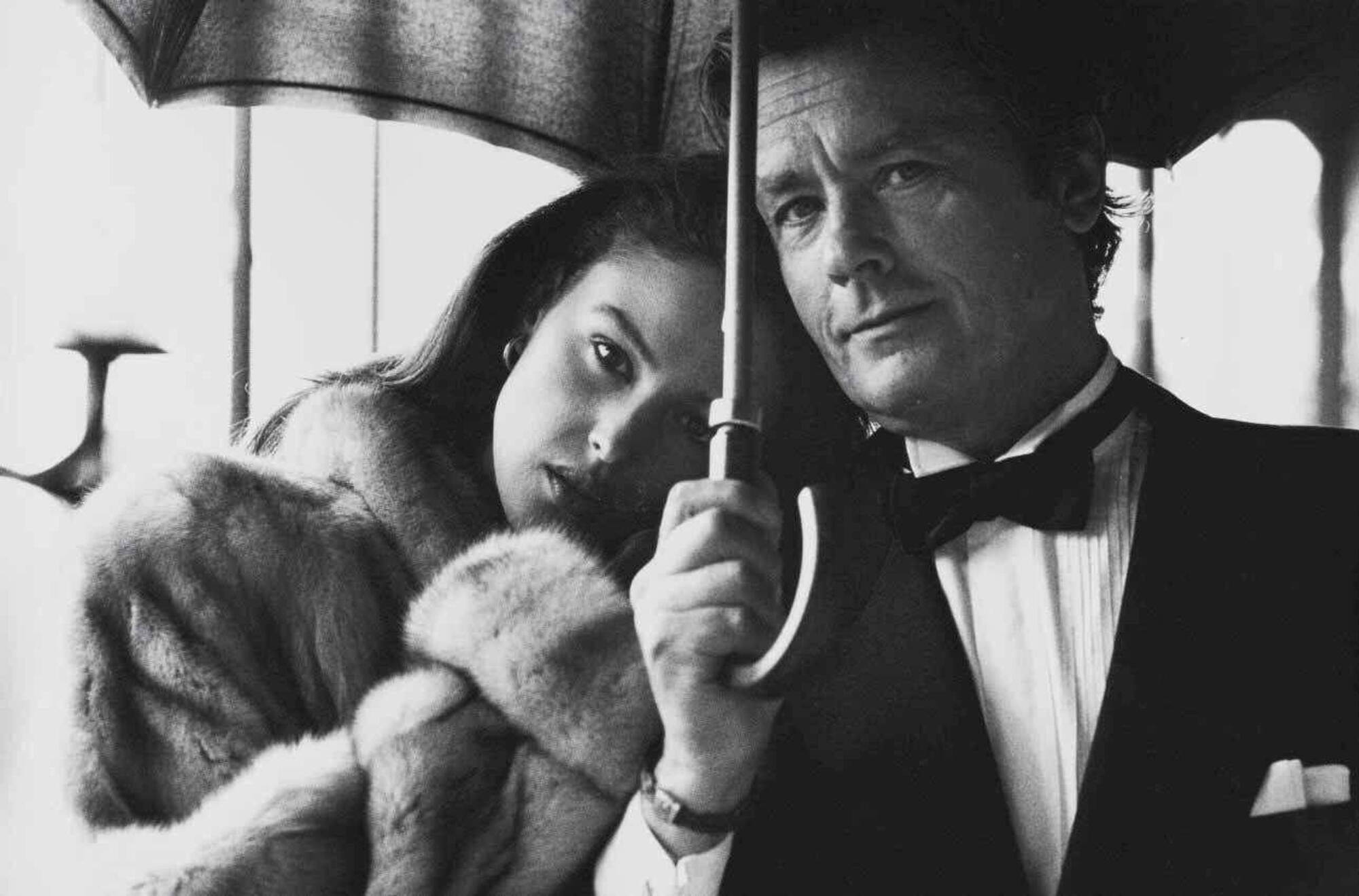 Alain Delon Monica Bellucci tuxedo