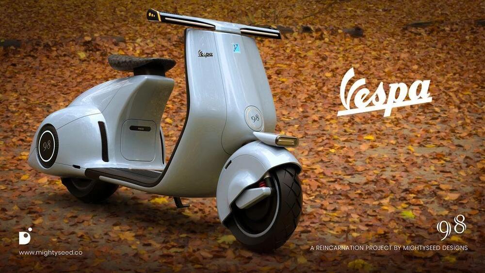 Tra futuro e passato: Vespa 98 Electric Concept VS &quot;Vespizzatevi!&quot;