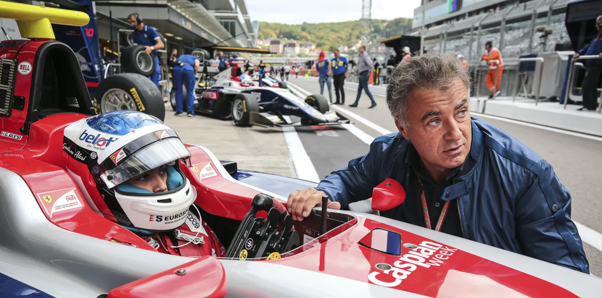 Jean Alesi e Giuliano Alesi