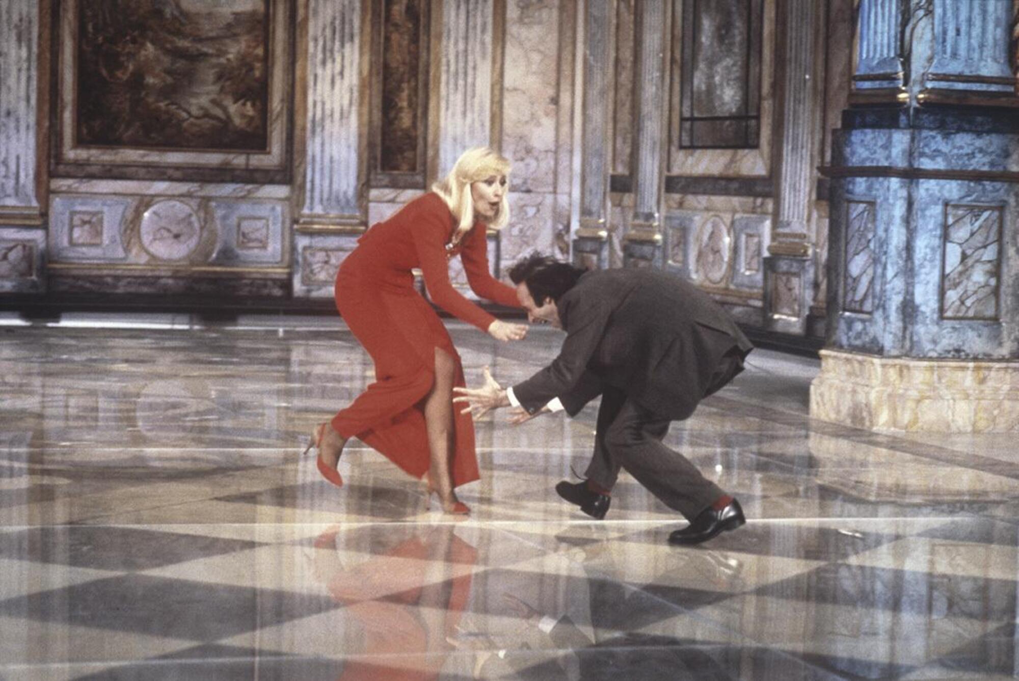 Raffaella Carr&agrave; Roberto Benigni Fantastico