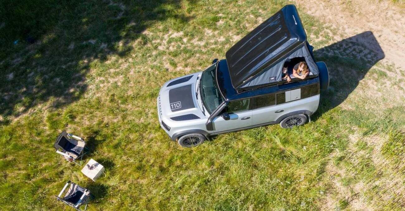 La tenda da tetto per la nuova Land Rover Defender