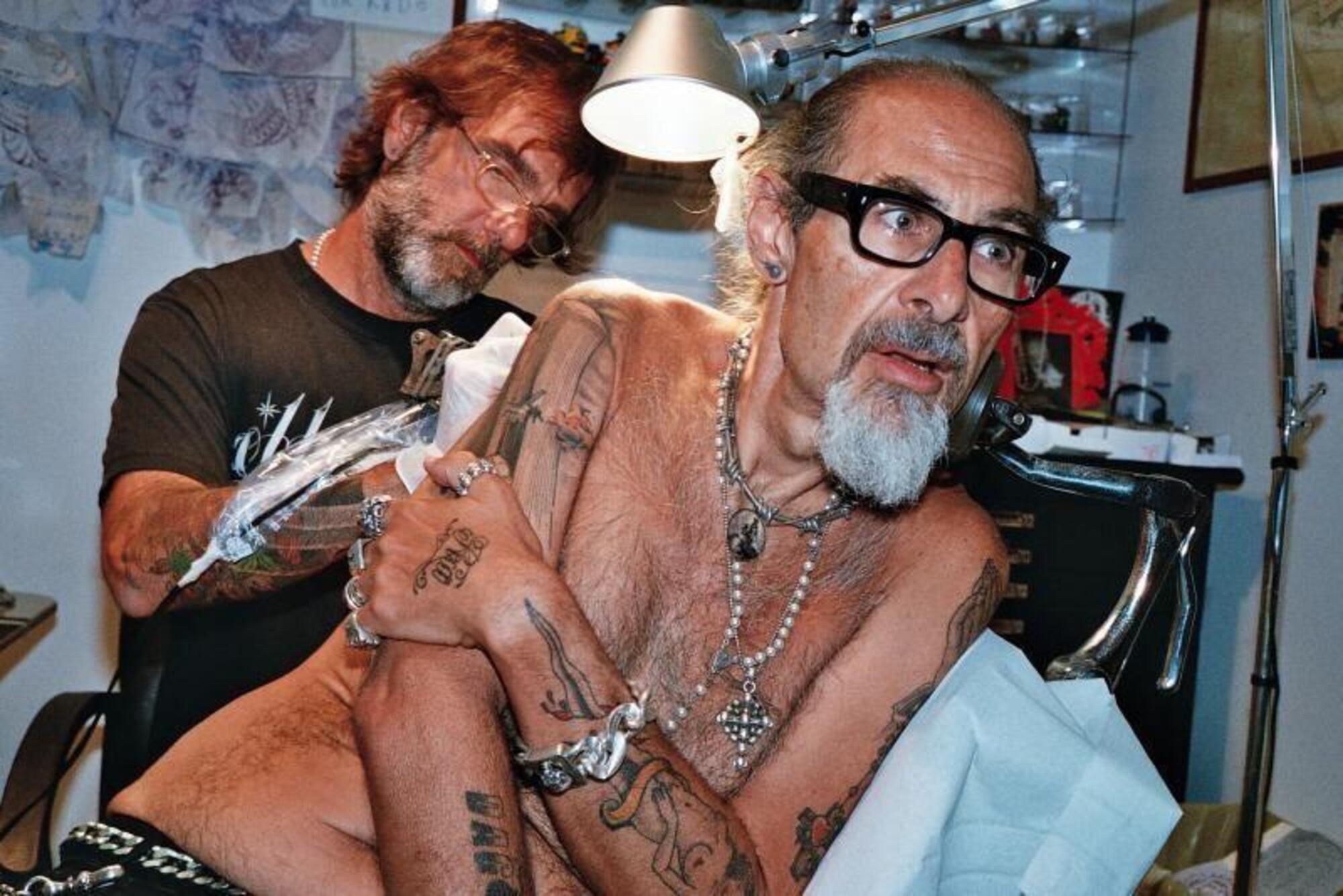 Roberto D'Agostino tatuaggi