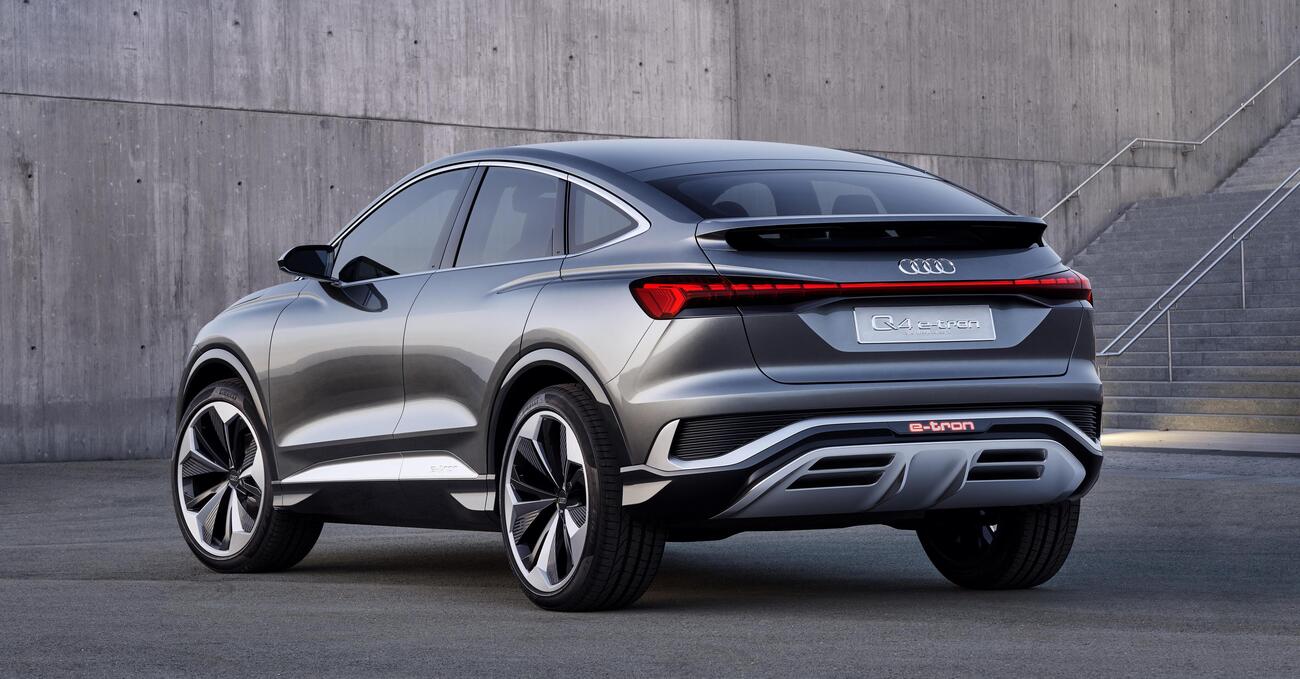 Audi Q4 Sportback e-tron concept: il muscle SUV del futuro