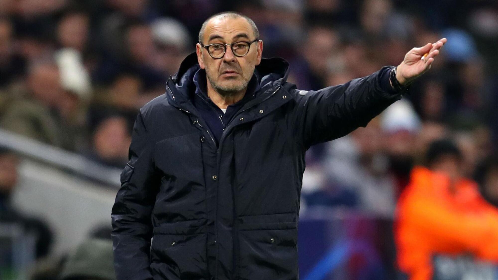 Sarri Lione Juventus 2020 Champions