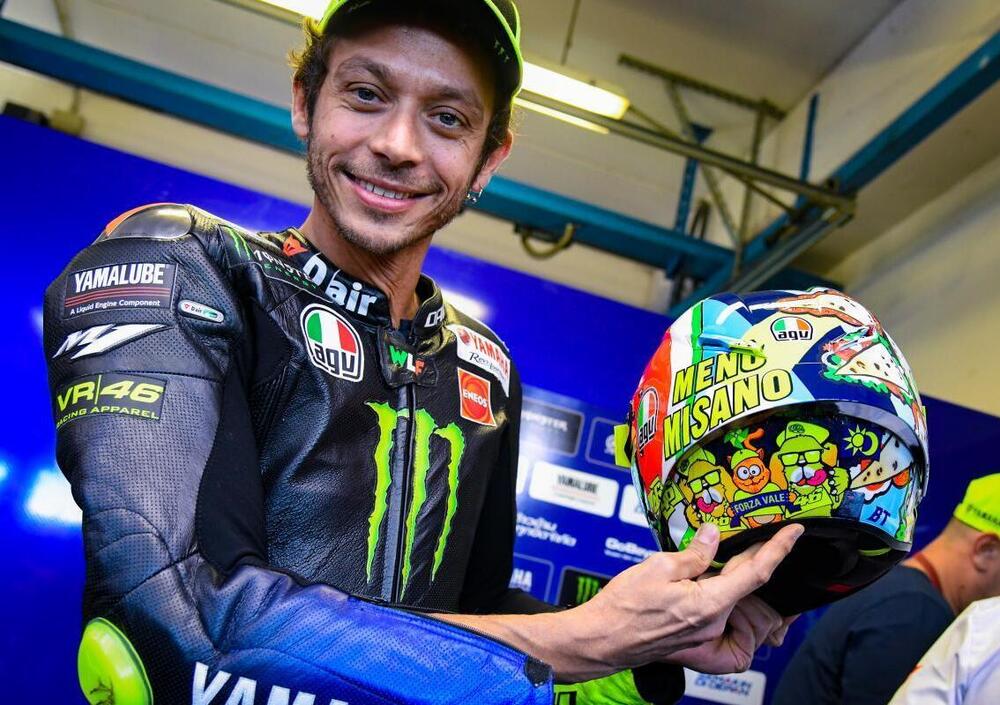 Casco speciale per Valentino Rossi a Misano? Lo abbiamo chiesto ad Aldo Drudi