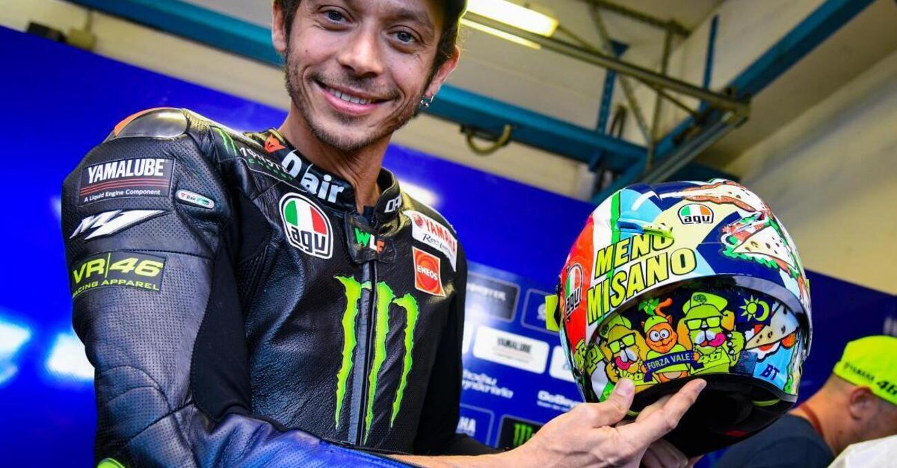 Casco speciale per Valentino Rossi a Misano? Lo abbiamo chiesto ad Aldo Drudi