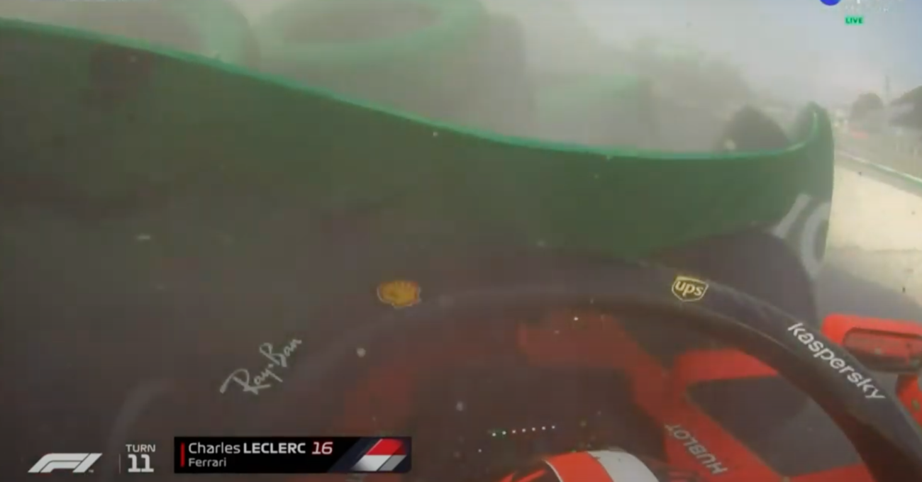 Il video dell&#039;incidente di Leclerc: che paura a Monza