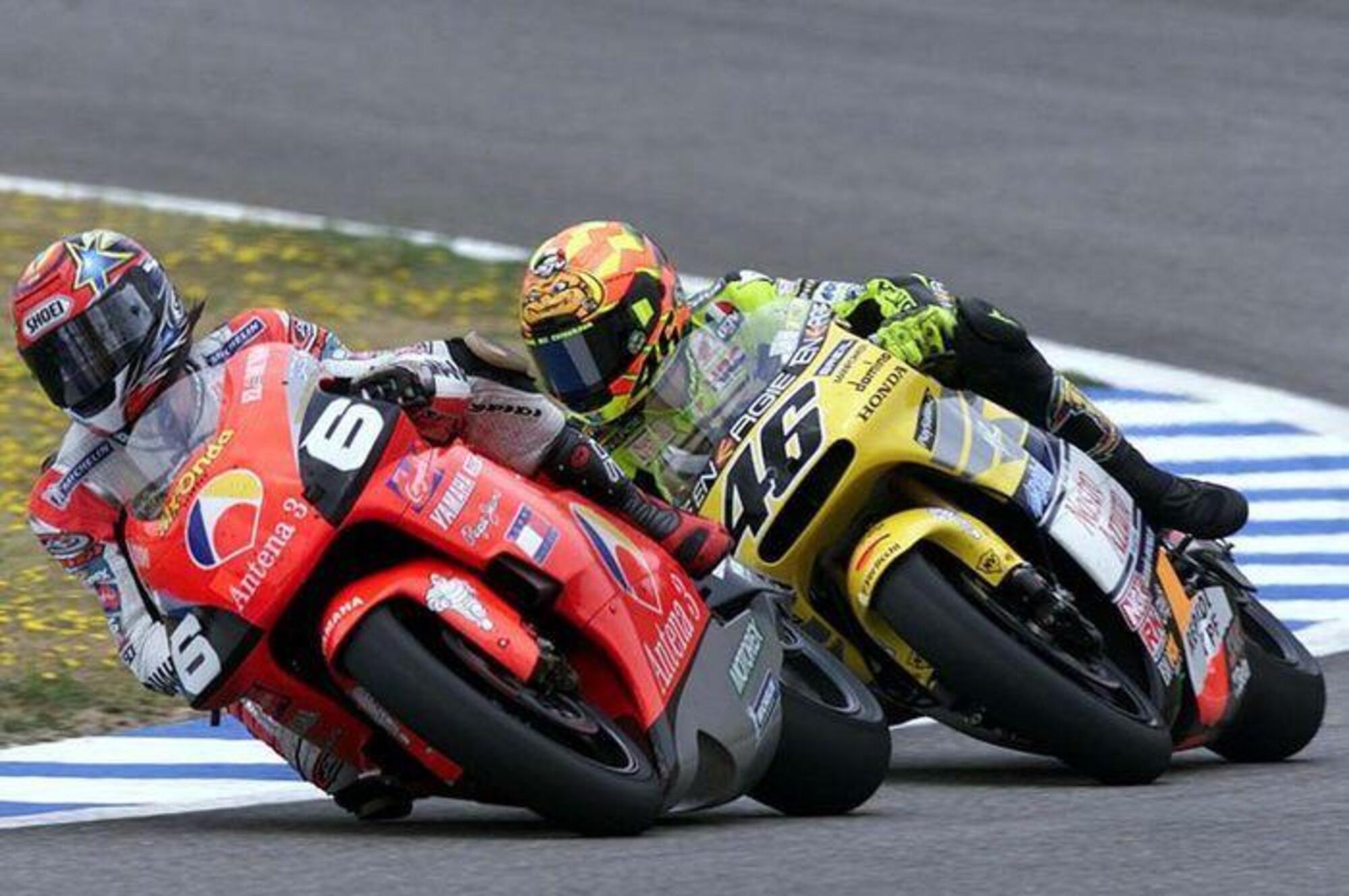 Norifumi Abe e Valentino Rossi