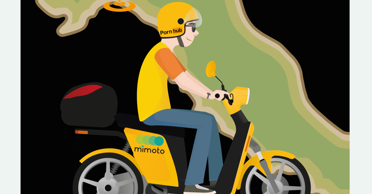 Pornhub e MiMoto ti portano in scooter gratis 