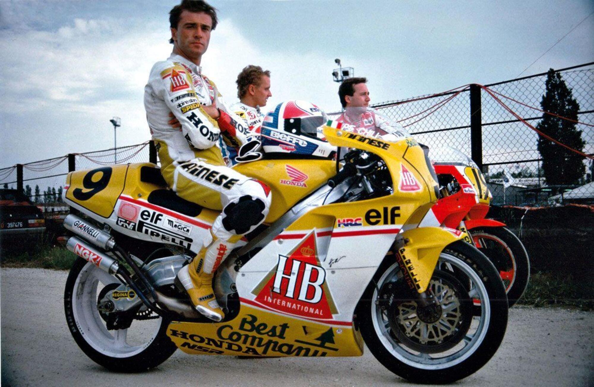 Pierfrancesco Chili e Kevin Schwantz