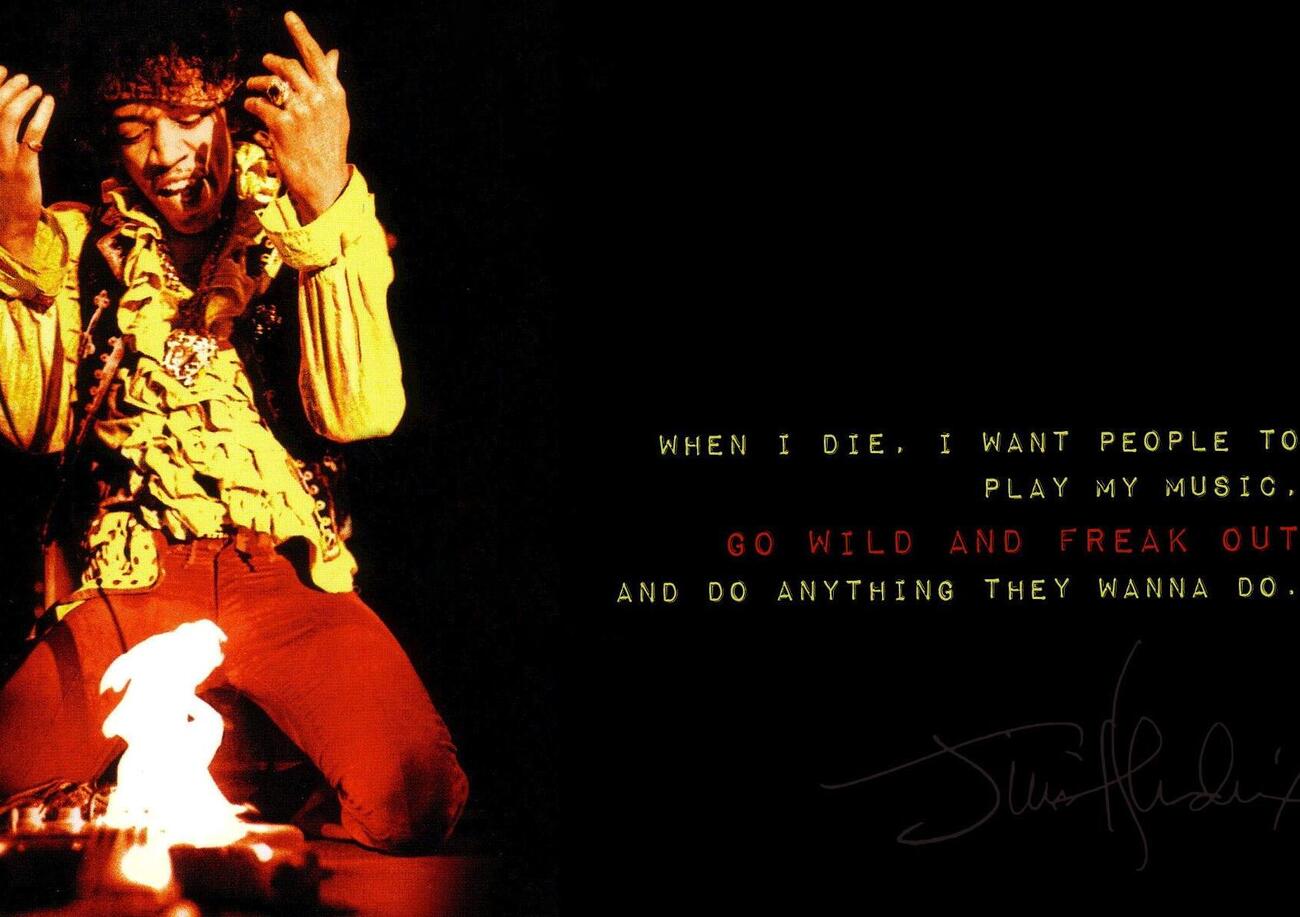 Jimi Hendrix, il re della psichedelia