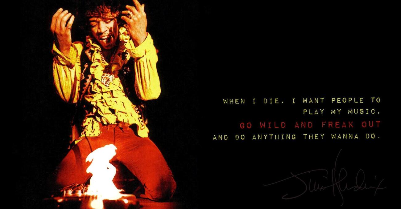 Jimi Hendrix, il re della psichedelia