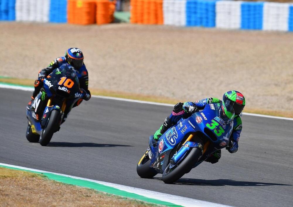 Quella lotta tutta italiana in Moto2 tra Luca Marini ed Enea Bastianini