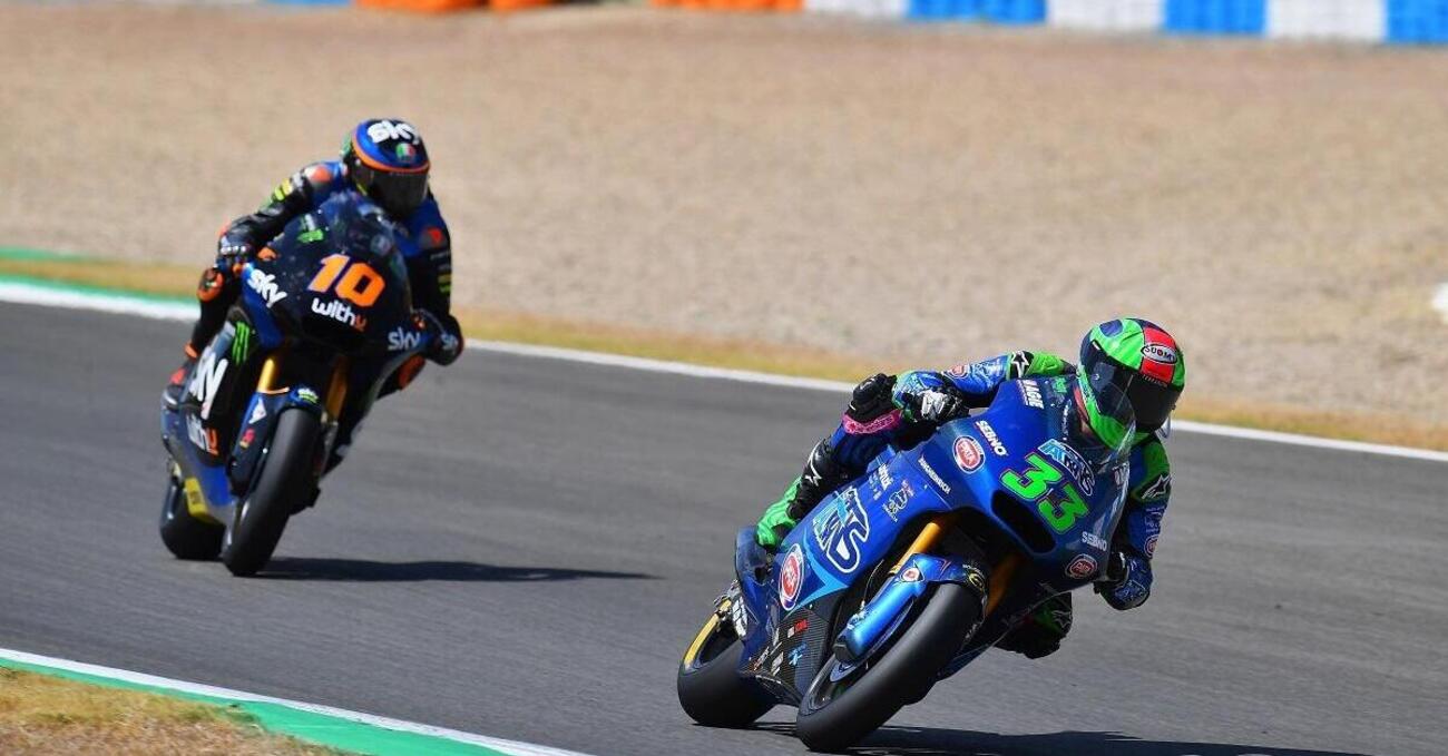 Quella lotta tutta italiana in Moto2 tra Luca Marini ed Enea Bastianini