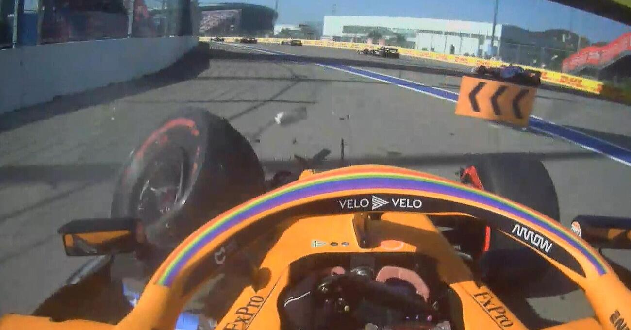  Carlos Sainz e la prima papera da futuro ferrarista