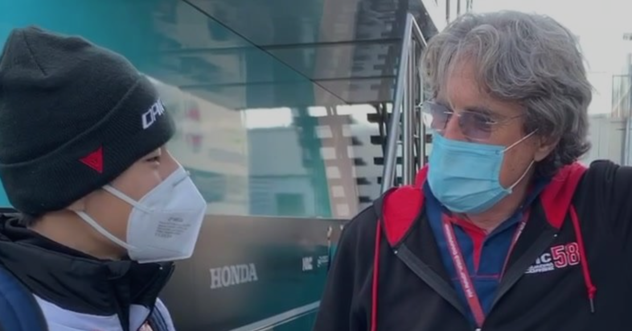 Il video di Paolo Simoncelli e Tatsu Suzuki è il vero motociclismo… Andettend?