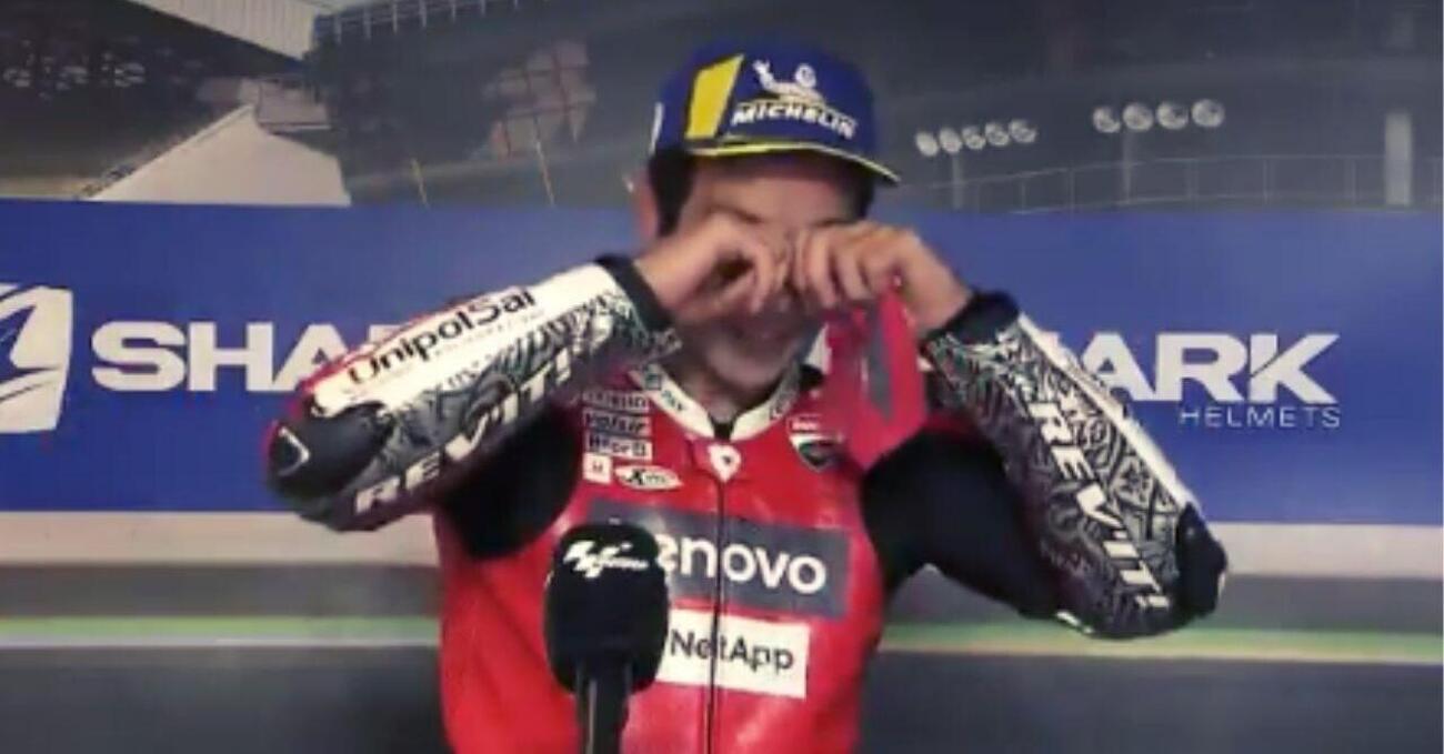 Danilo Petrucci dopo la vittoria a Le Mans: &ldquo;Ciao mamma! Hai visto?&rdquo; [VIDEO]