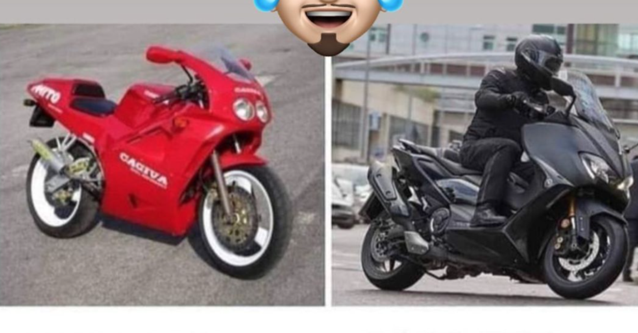 Jorge Lorenzo: sfott&ograve; a T-Max e T-Maxisti (e pure a Yamaha?) su Instagram. Meglio la Cagiva Mito!