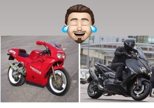 Jorge Lorenzo: sfott&ograve; a T-Max e T-Maxisti (e pure a Yamaha?) su Instagram. Meglio la Cagiva Mito!