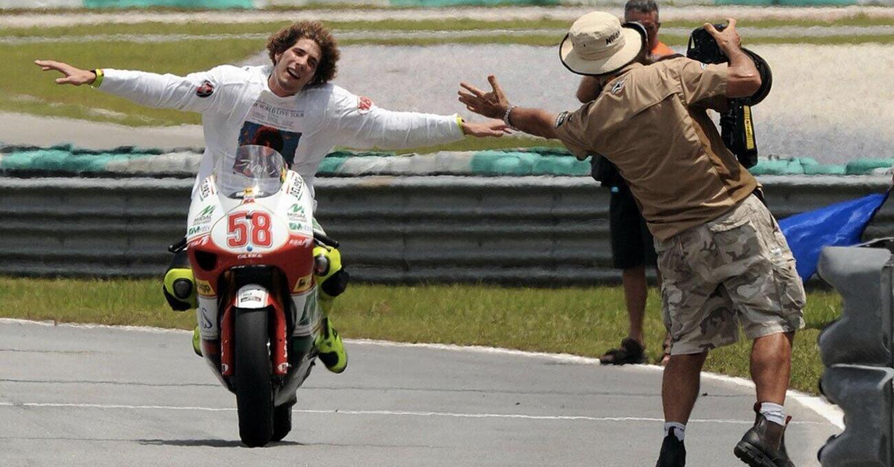 L&#039;anniversario che ci piace ricordare di Marco Simoncelli &egrave; questo qua...