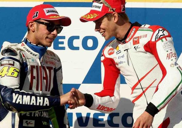 Casey Stoner shock: &ldquo;Triste vedere esultare Valentino per una top five. Senza Marquez il livello &egrave; basso&quot;