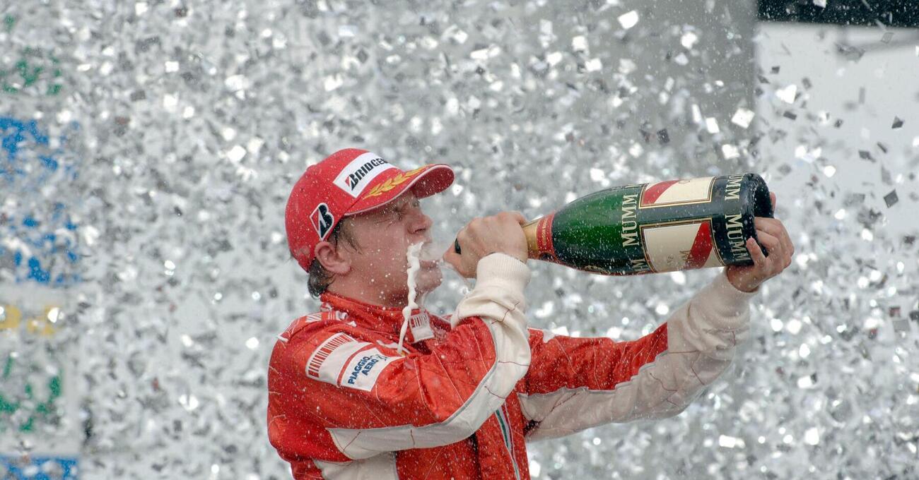 Kimi Raikkonen, quattordici anni fa l&rsquo;insperato, splendido trionfo ad Interlagos