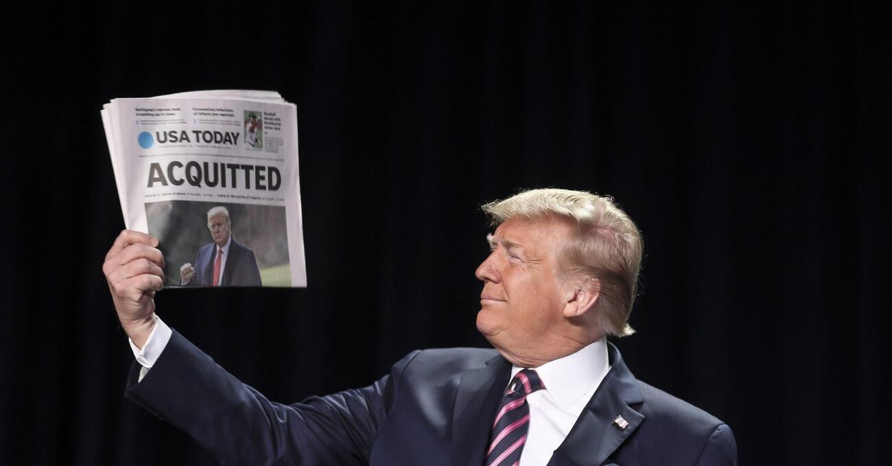 E anche questo Trump se lo semo levati dalle palle (o forse no) 