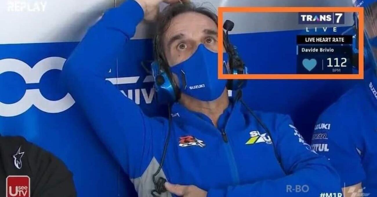 Heart rate: le Suzuki vanno forte, ma il cuore di Davide Brivio di pi&ugrave;