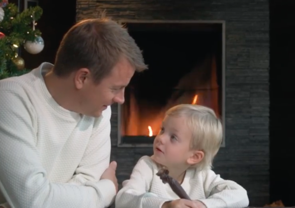 Il video di Kimi Raikkonen con Babbo Natale che fa impazzire i tifosi