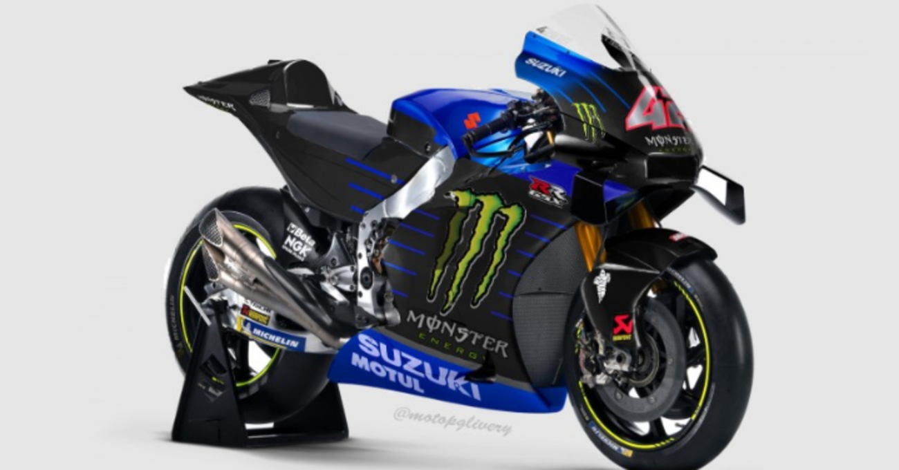 La Suzuki in livrea Monster Energy? L&rsquo;avevano gi&agrave; immaginata cos&igrave;