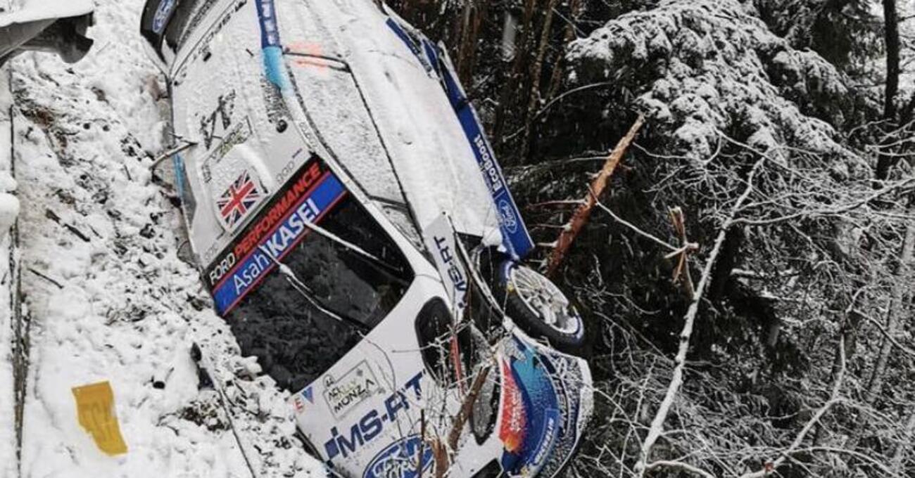 Rally di Monza, incidente e auto nel dirupo [VIDEO]