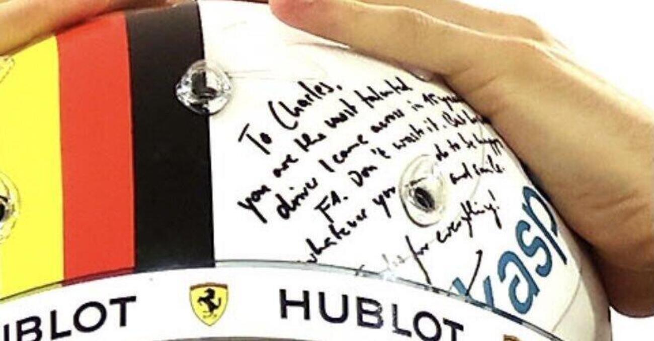 Vettel e la dedica a Leclerc: &quot;Sei il pilota con pi&ugrave; talento che io abbia incontrato. Non sprecarlo&quot;