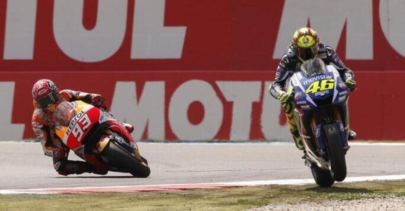 Marc Marquez, solo messaggi registrati all&rsquo;Honda Thanks Day. Ma resta un fuoriclasse nei duelli