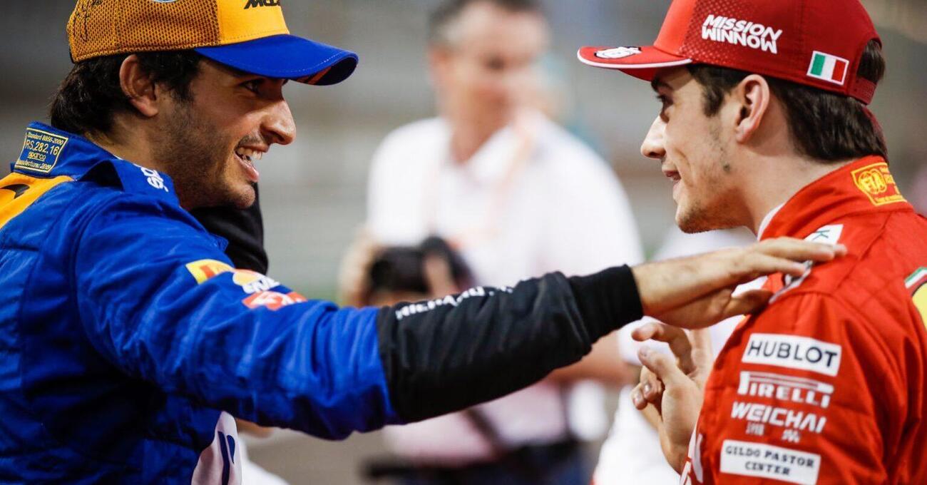 Leclerc: &quot;Con Sainz possiamo essere amici fuori dalla pista, ma quando abbassiamo la visiera...&quot;
