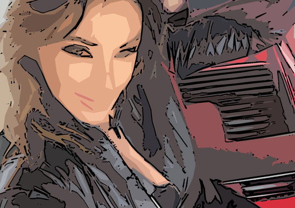 Sabrina Salerno con una Ferrari 208 GTS Turbo: ridateci subito gli anni Ottanta!