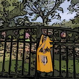 La tomba di Kobe Bryant a Los angeles