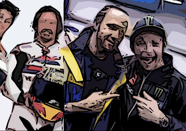 Hamilton come Alonso: &quot;Che paura guidare le moto di Rossi e Marquez&quot;
