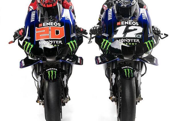 Yamaha Monster Energy: ecco M1, team e piloti. Ma la parola pronunciata di pi&ugrave; &egrave; stata &ldquo;Valentino&quot;