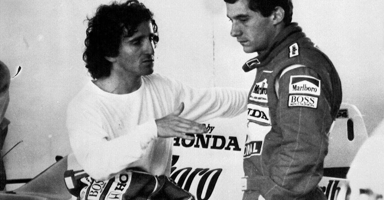 Alain Prost, disegnato cattivo 