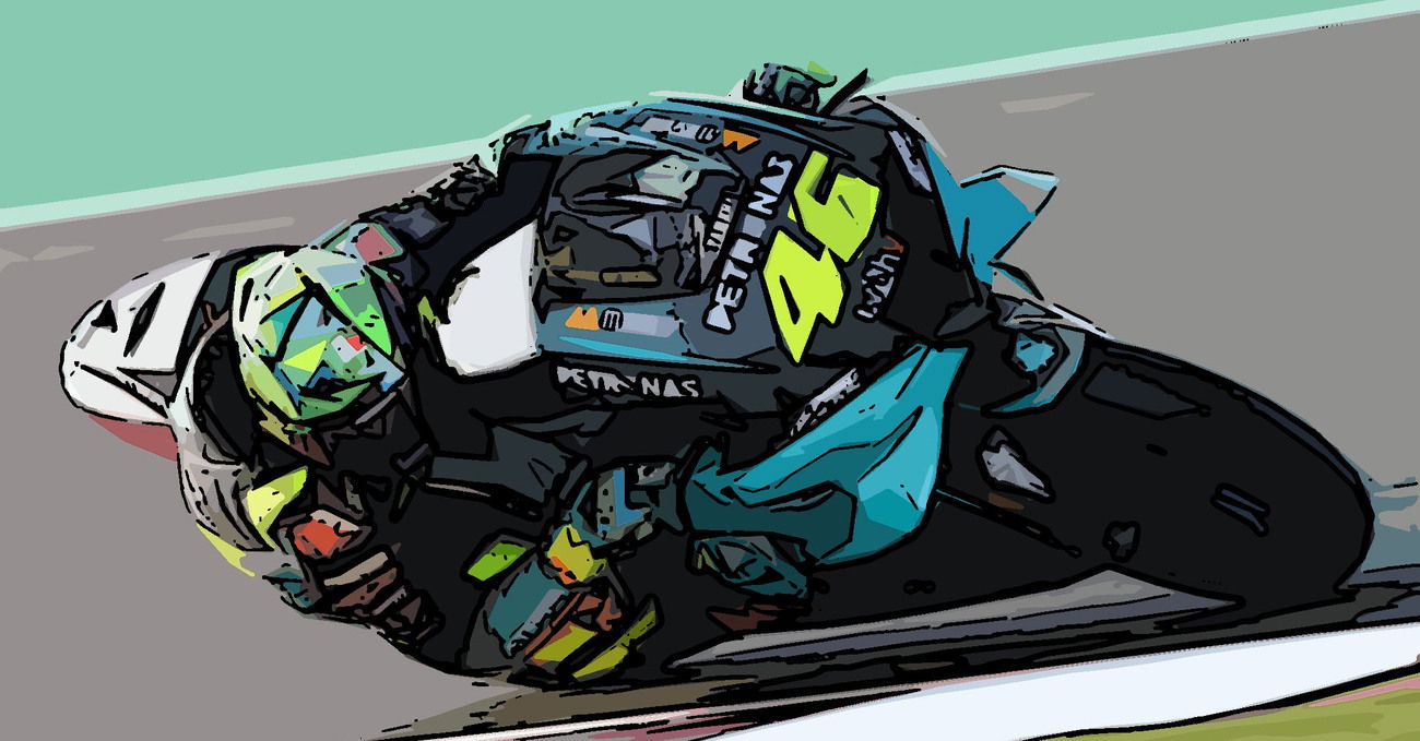 Franco Morbidelli e Valentino Rossi alla prima da coinquilini: uno vuole stare a sinistra, l&rsquo;altro parla forte