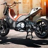 Il T-Max Hyper Modified realizzato da Roland Sands (quello vero), nel 2012 2