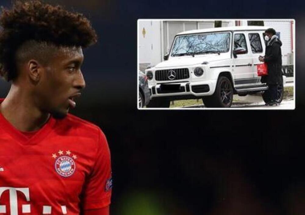 Coman all&rsquo;allenamento in Mercedes: maxi multa. Lo sponsor del Bayern &egrave; Audi 