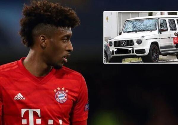 Coman all&rsquo;allenamento in Mercedes: maxi multa. Lo sponsor del Bayern &egrave; Audi 