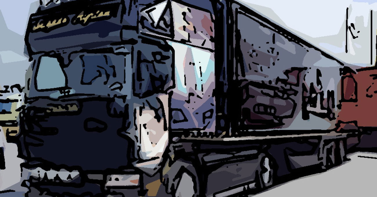 A quanto pare in giro ci sono un sacco di camion dedicati ad Ayrton Senna 