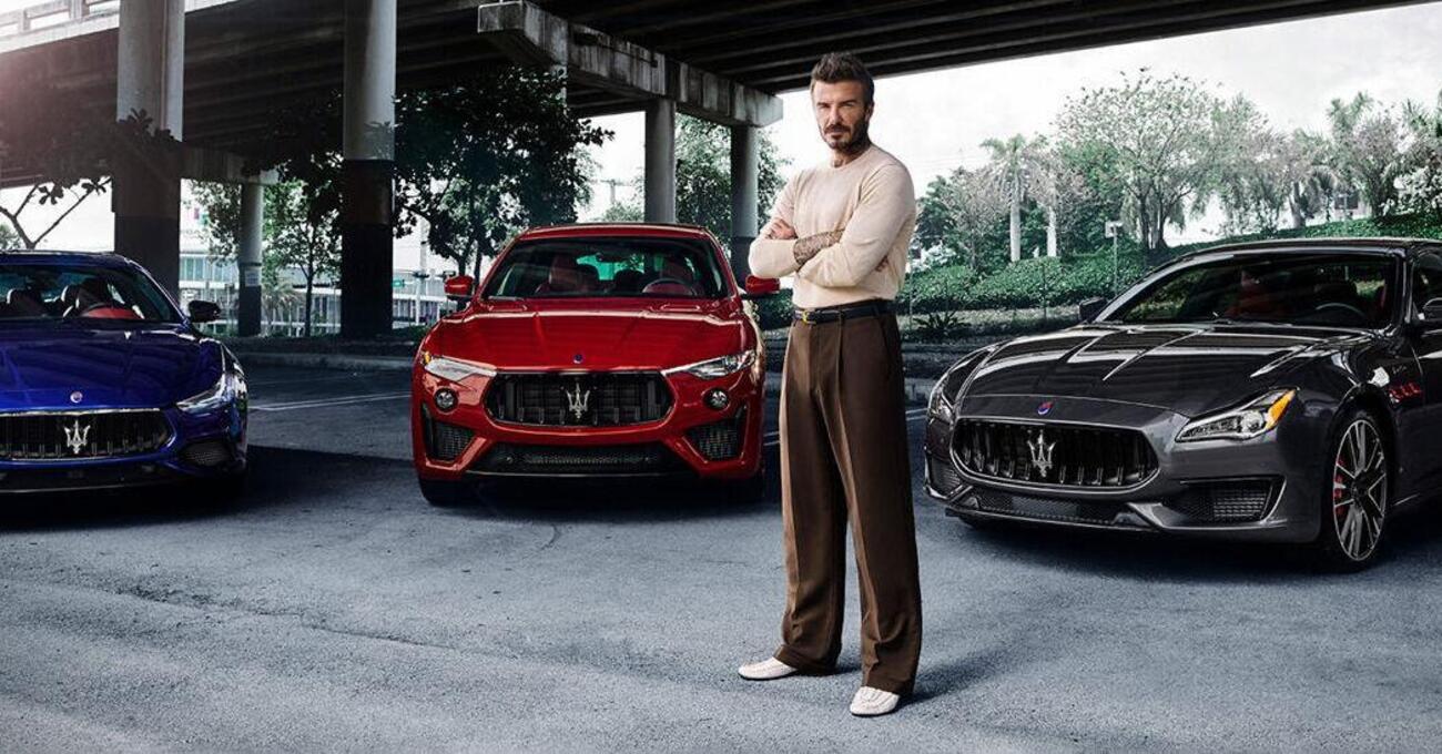 Maserati sceglie il calcio, anche Beckham sulla Levante Trofeo