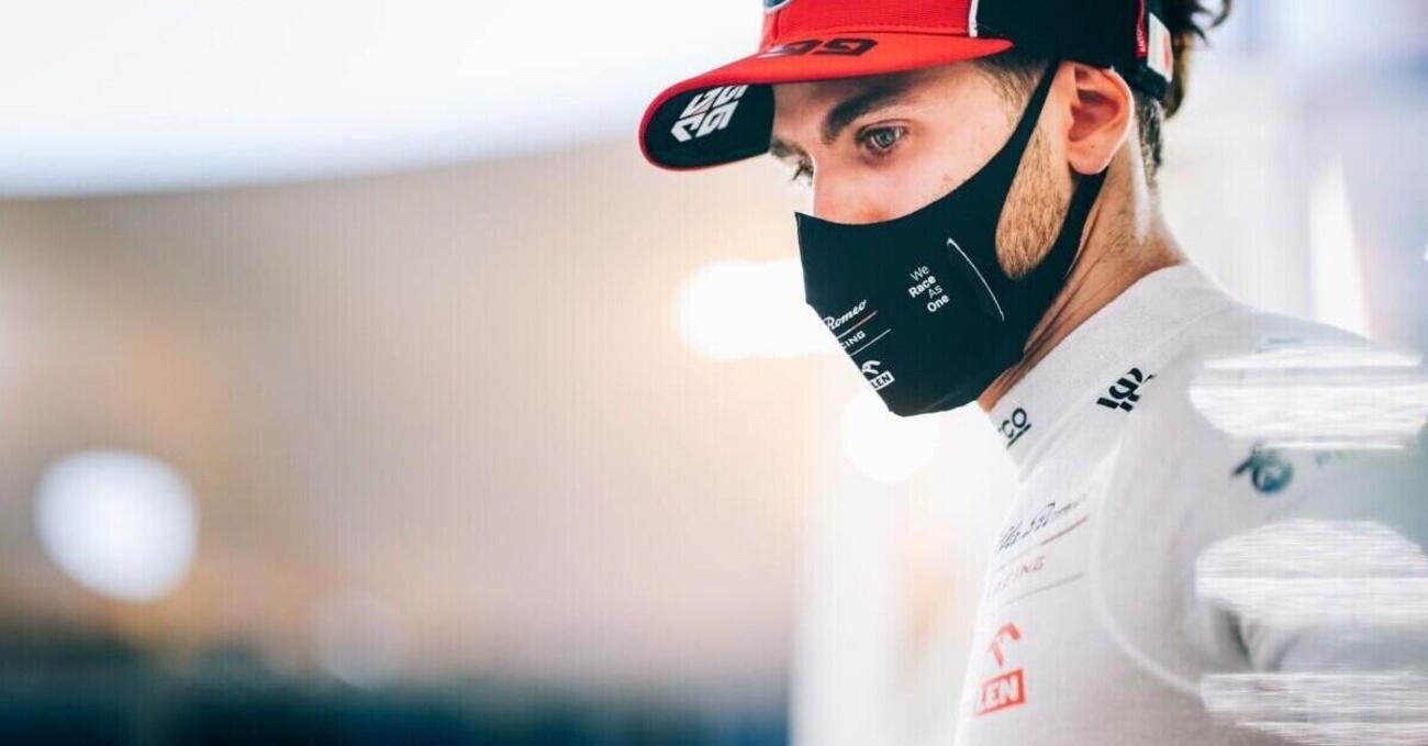 Giovinazzi come Fantozzi: una visiera a strappo nell&#039;impianto frenante 