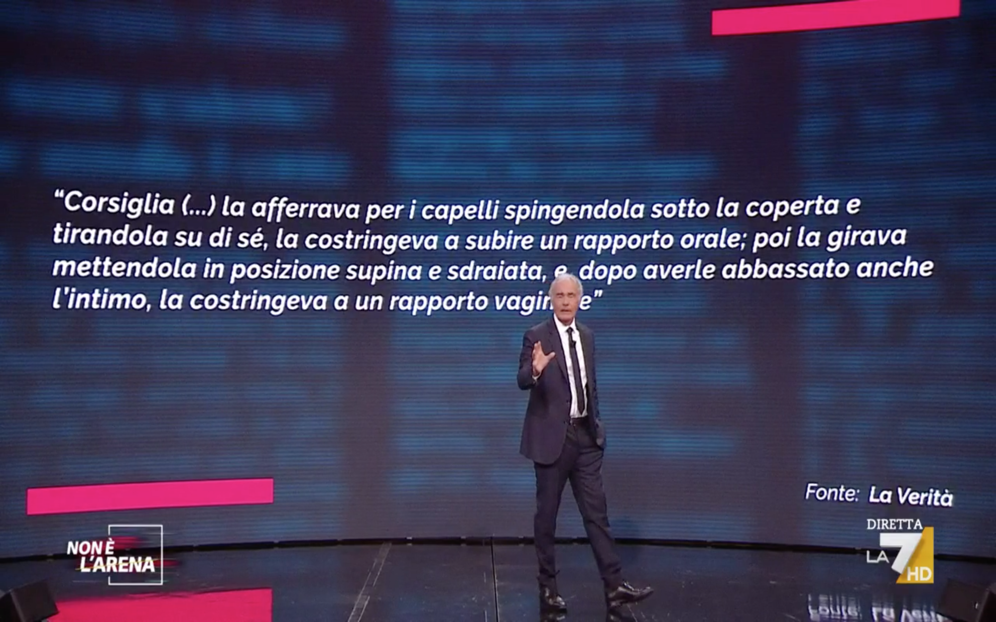 Caso Grillo Non è l'Arena 2